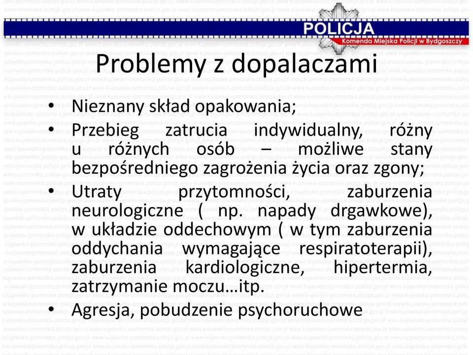 neurologiczne ( np.