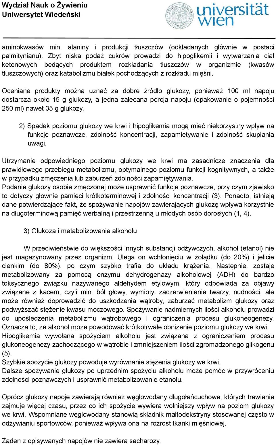 rozkładu mięśni.