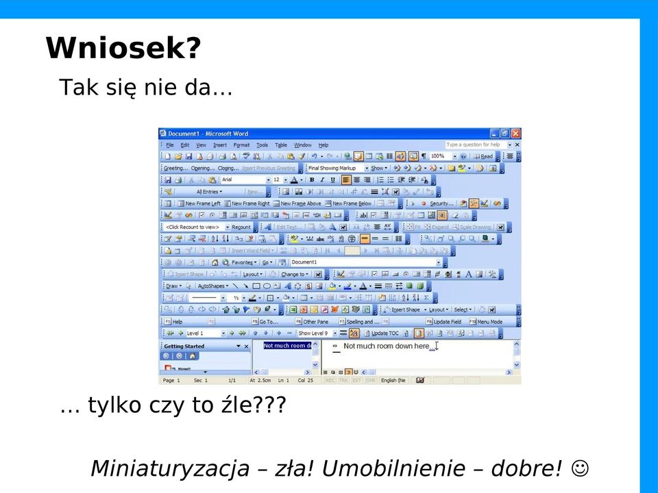 czy to źle?