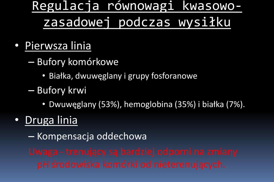 (53%), hemoglobina (35%) i białka (7%).