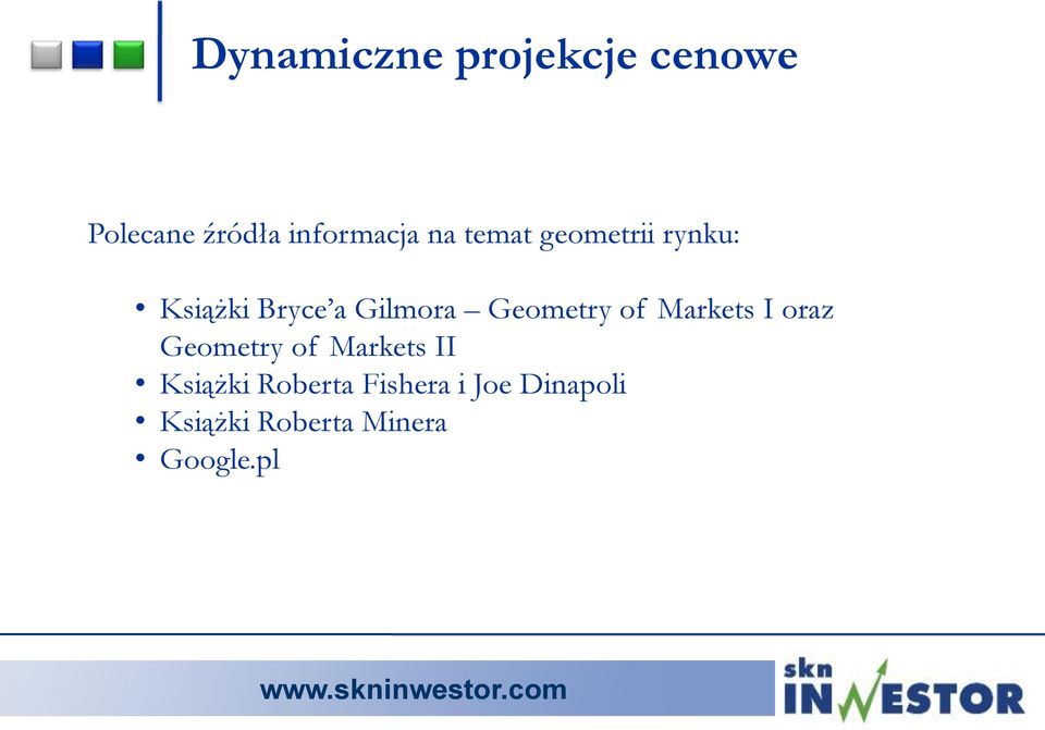 Geometry of Markets I oraz Geometry of Markets II