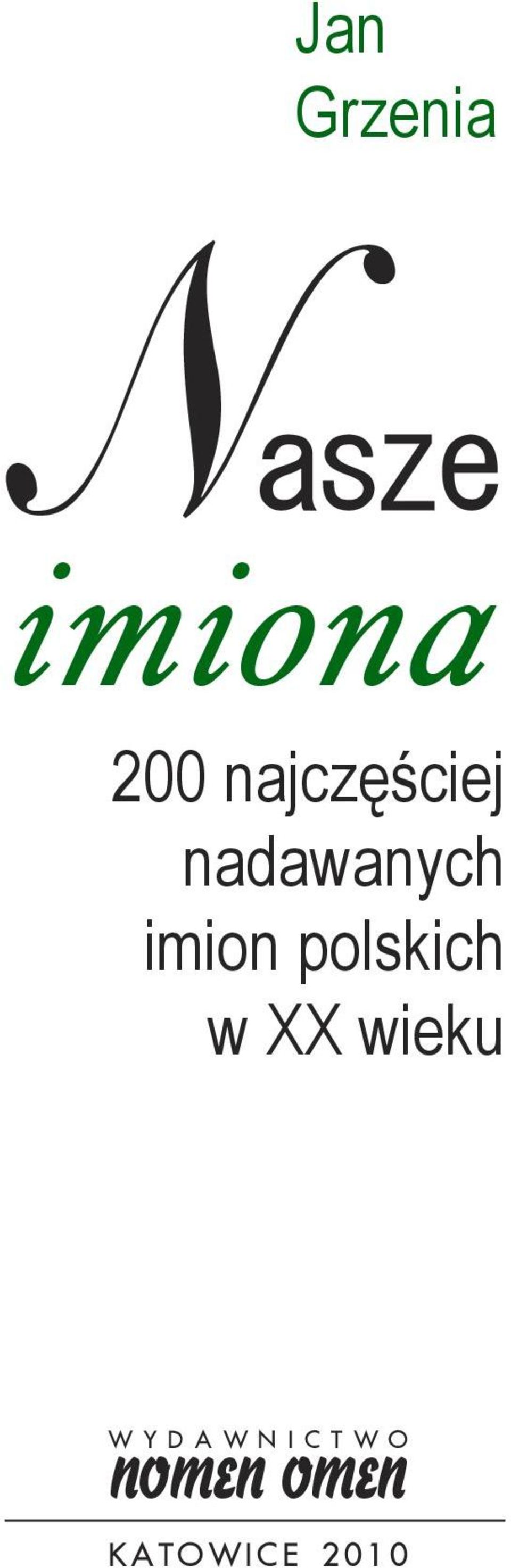 polskich w XX wieku W Y D A W N I