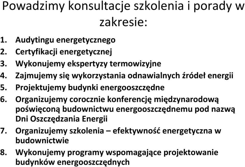 Projektujemy budynki energooszczędne 6.