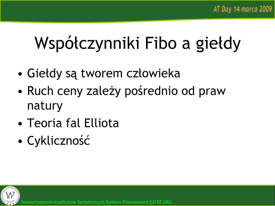 ceny zależy pośrednio od praw