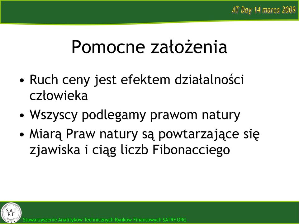 prawom natury Miarą Praw natury są