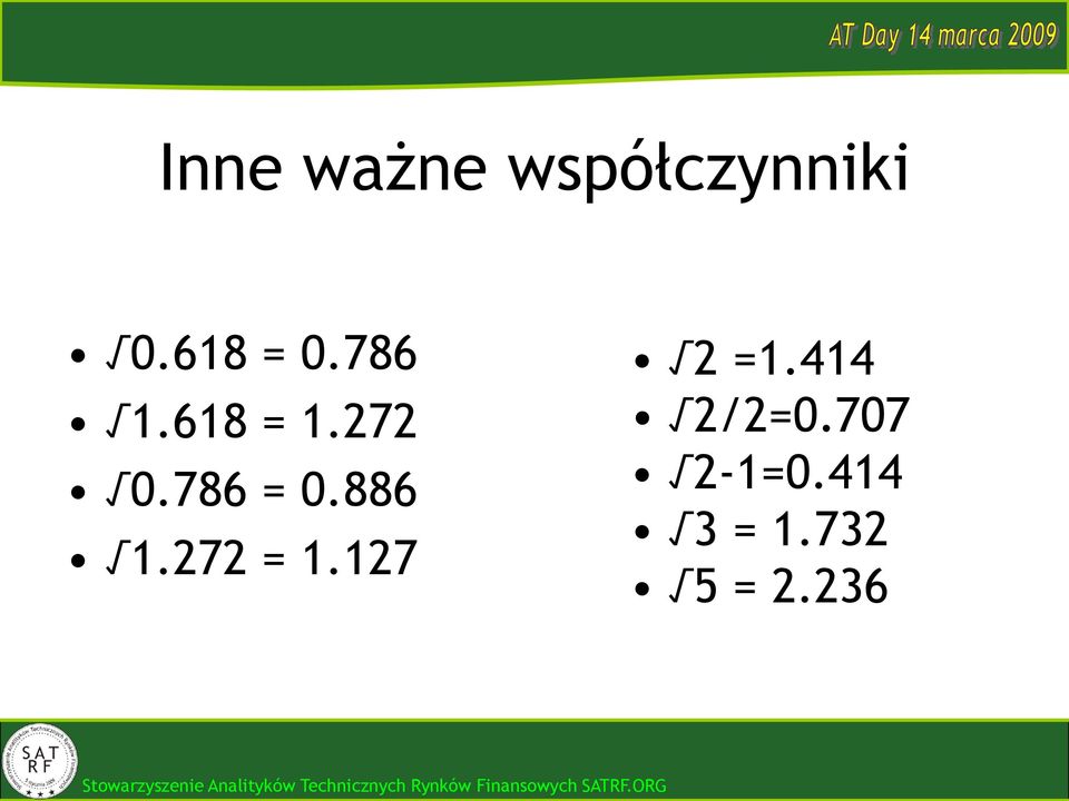 786 = 0.886 1.272 = 1.127 2 =1.