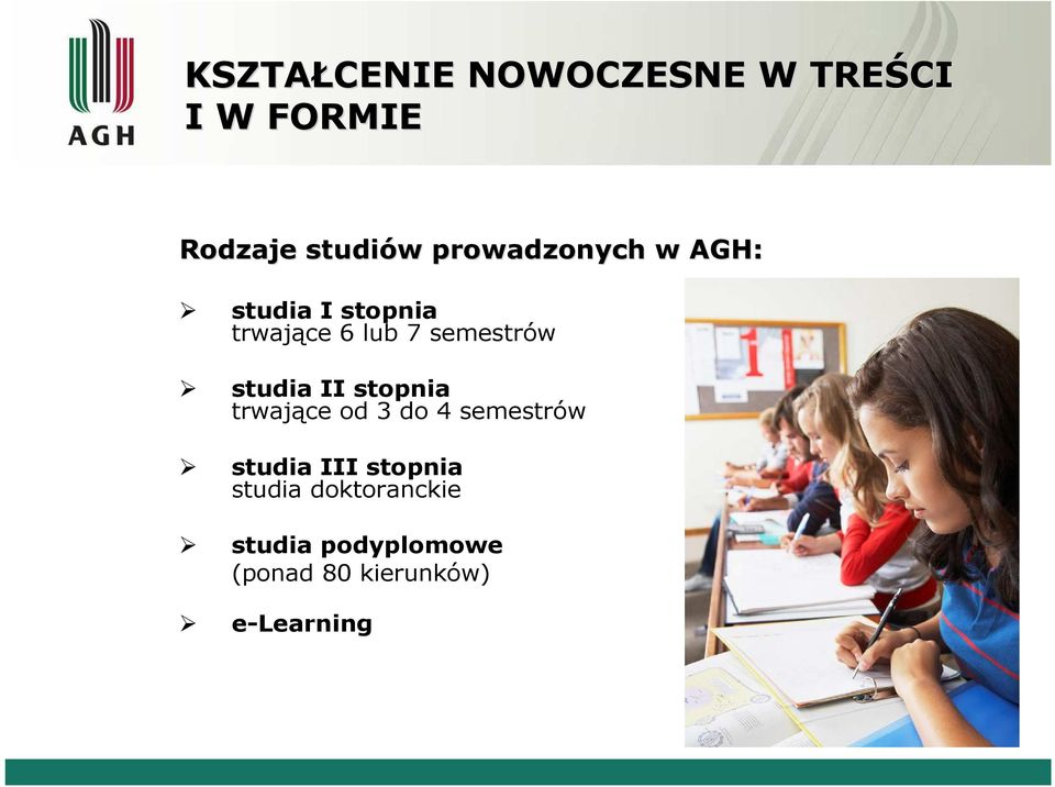 studia II stopnia trwające od 3 do 4 semestrów studia III stopnia
