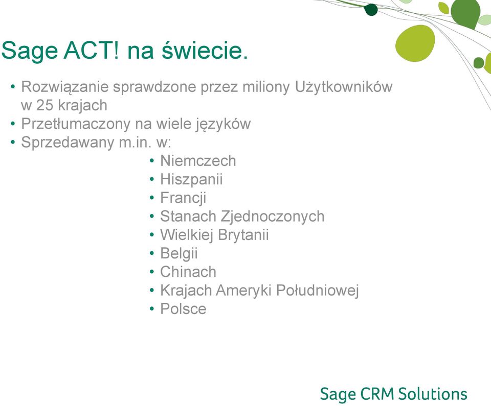 Przetłumaczony na wiele języków Sprzedawany m.in.