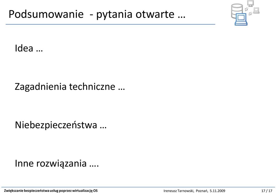 Zwiększanie bezpieczeństwa usług poprzez