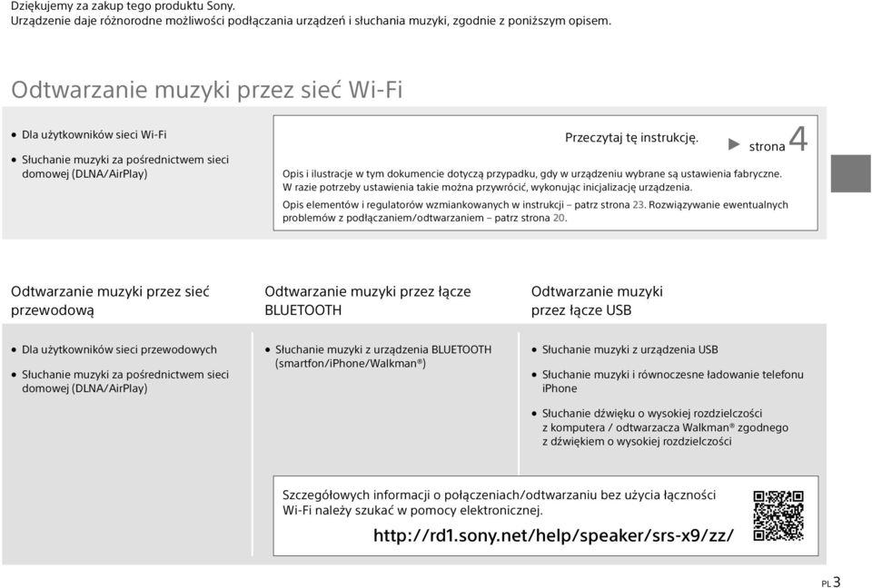 ÔÔstrona 4 Opis i ilustracje w tym dokumencie dotyczą przypadku, gdy w urządzeniu wybrane są ustawienia fabryczne.