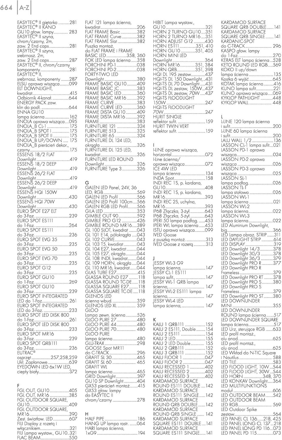.....ó44 ENNA GUTO lampa ścienna..... TÓ2 ENOLA oprawa wisząca...095 ENOLA_B CL-T... ENOLA_B SPOT I ENOLA_B SPOT ll ENOLA_B UP/DOWN *TK (_1 iĺj i 75 ENOLA_B pierścień dekor_, czarny.