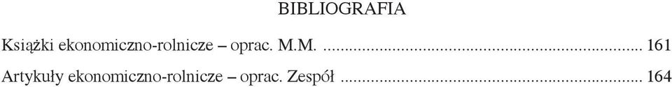 M.M.... 161 Artykuły  Zespół.