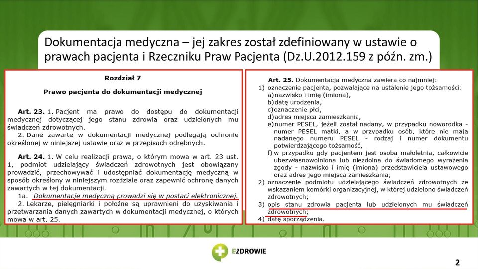 prawach pacjenta i Rzeczniku Praw