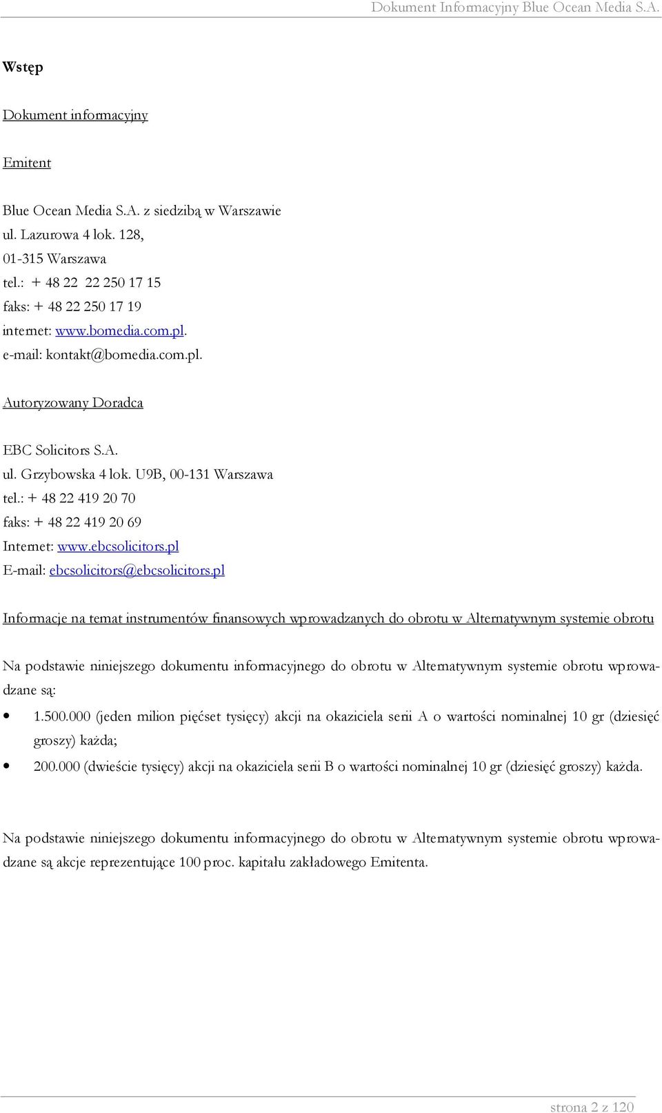 pl E-mail: ebcsolicitors@ebcsolicitors.