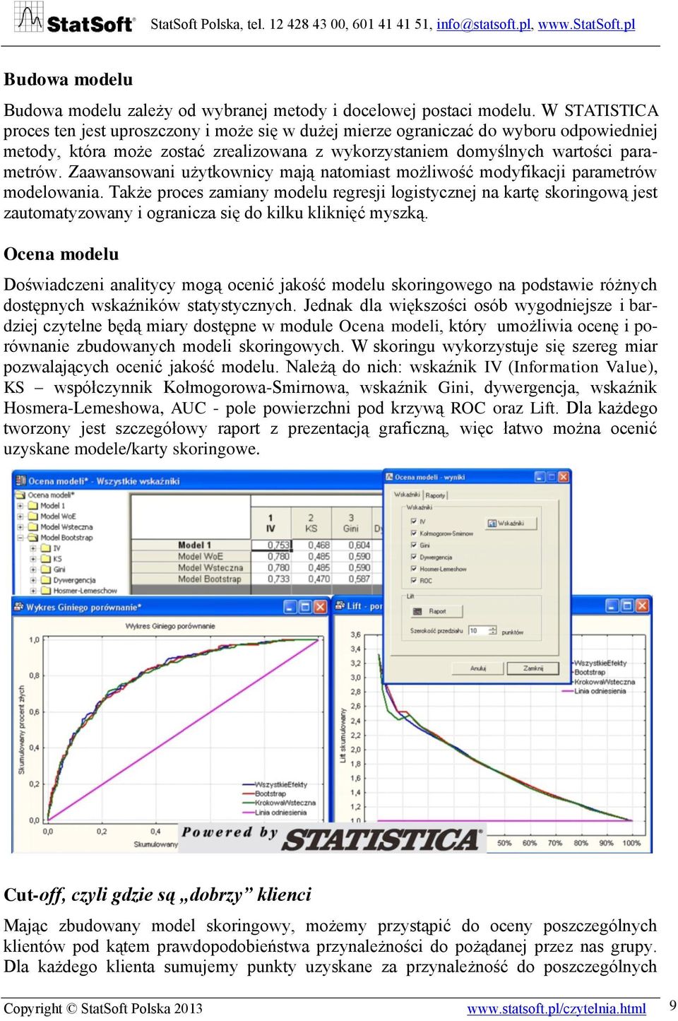 Zaawansowani użytkownicy mają natomiast możliwość modyfikacji parametrów modelowania.