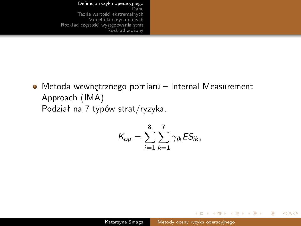 (IMA) Podział na 7 typów