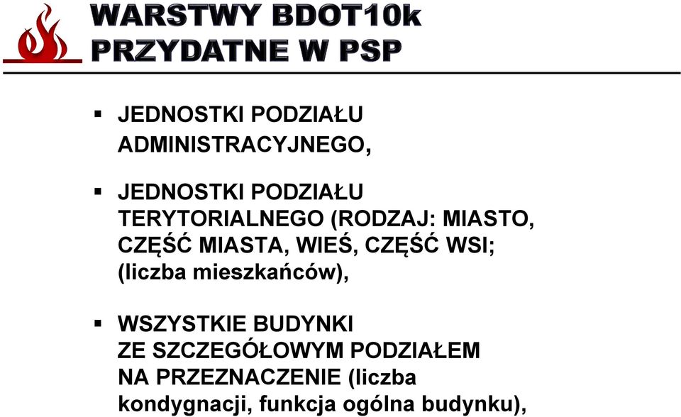 WSI; (liczba mieszkańców), WSZYSTKIE BUDYNKI ZE SZCZEGÓŁOWYM