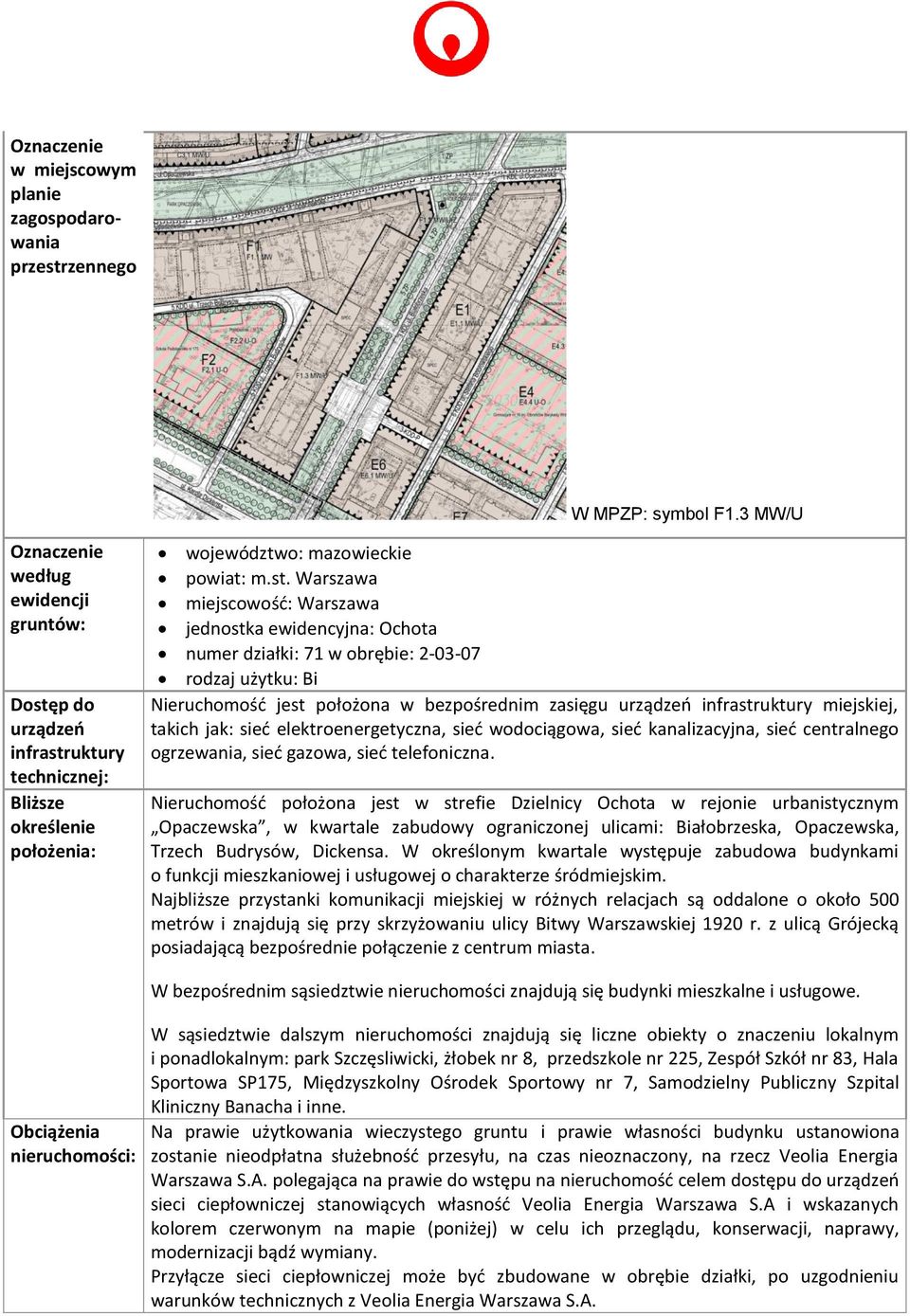 p do urządzeo infrastr