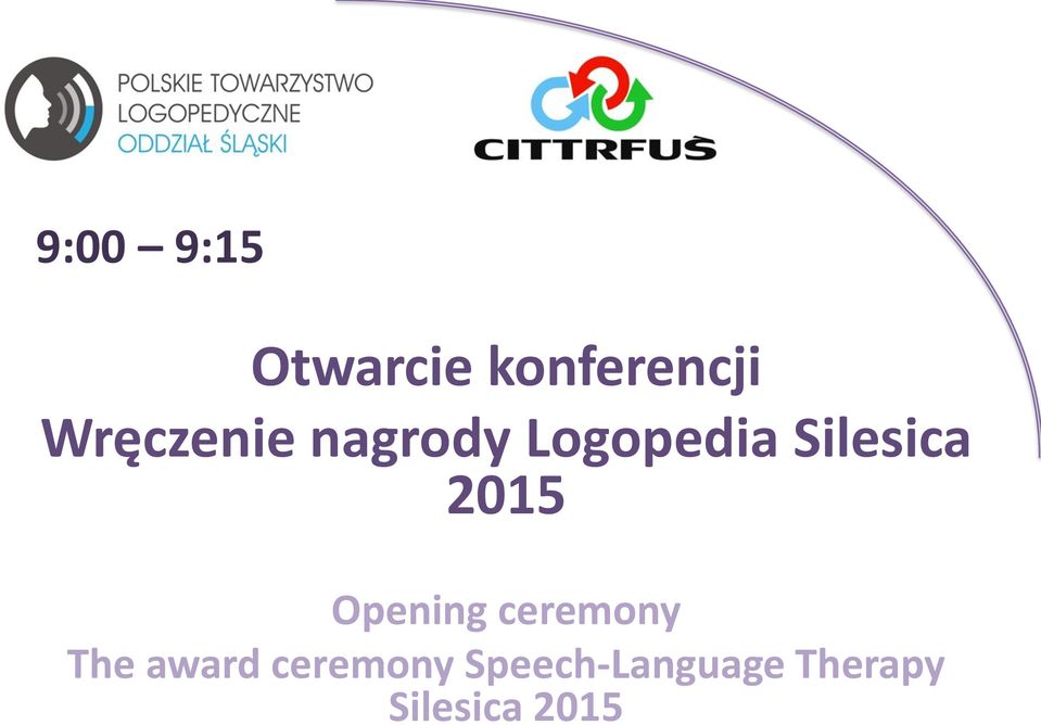 2015 Opening ceremony The award
