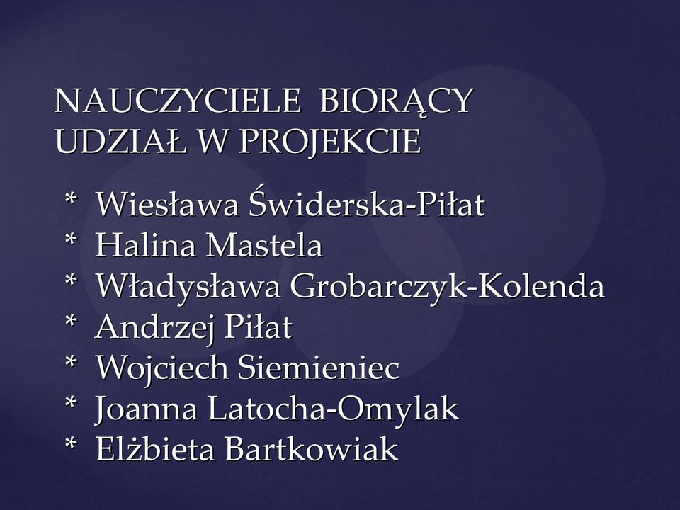 Grobarczyk-Kolenda * Andrzej Piłat * Wojciech
