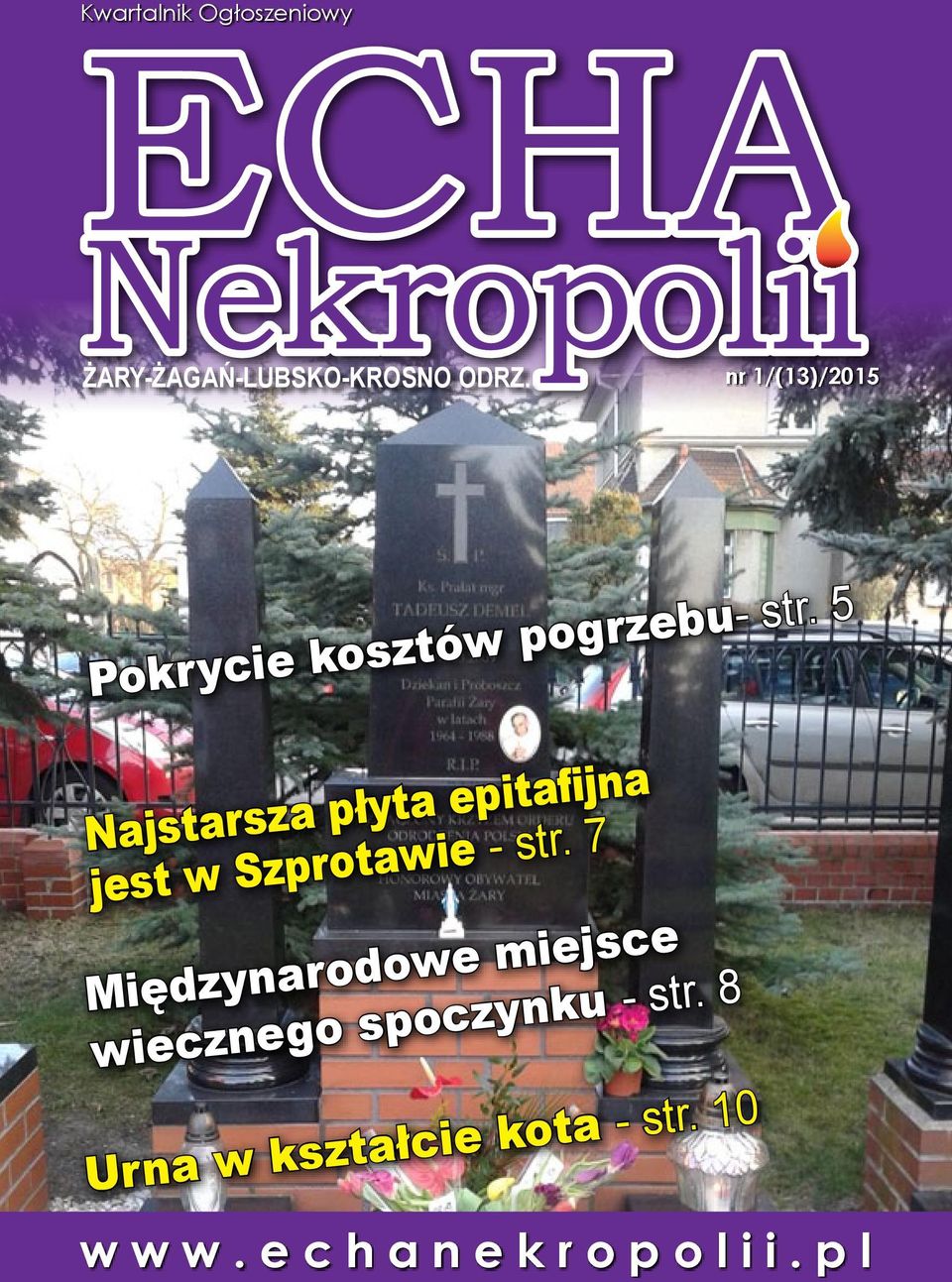 5 Najstarsza płyta epitafijna jest w Szprotawie - str.