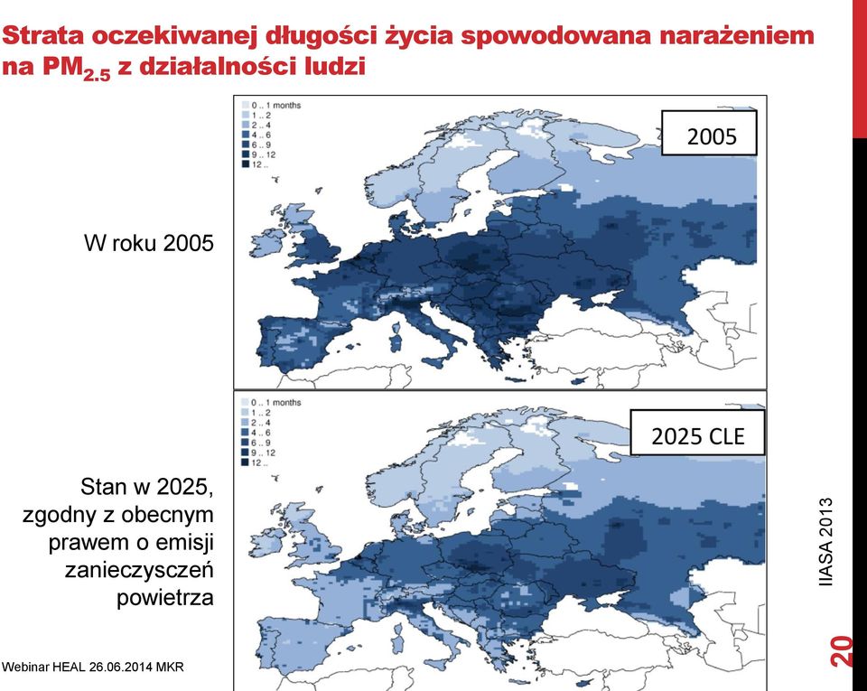 5 z działalności ludzi W roku 2005 Stan w