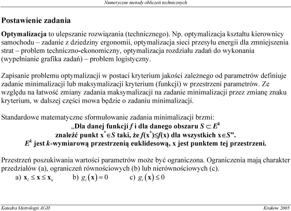 (wypełnane grafka zadań) problem logstyczny.