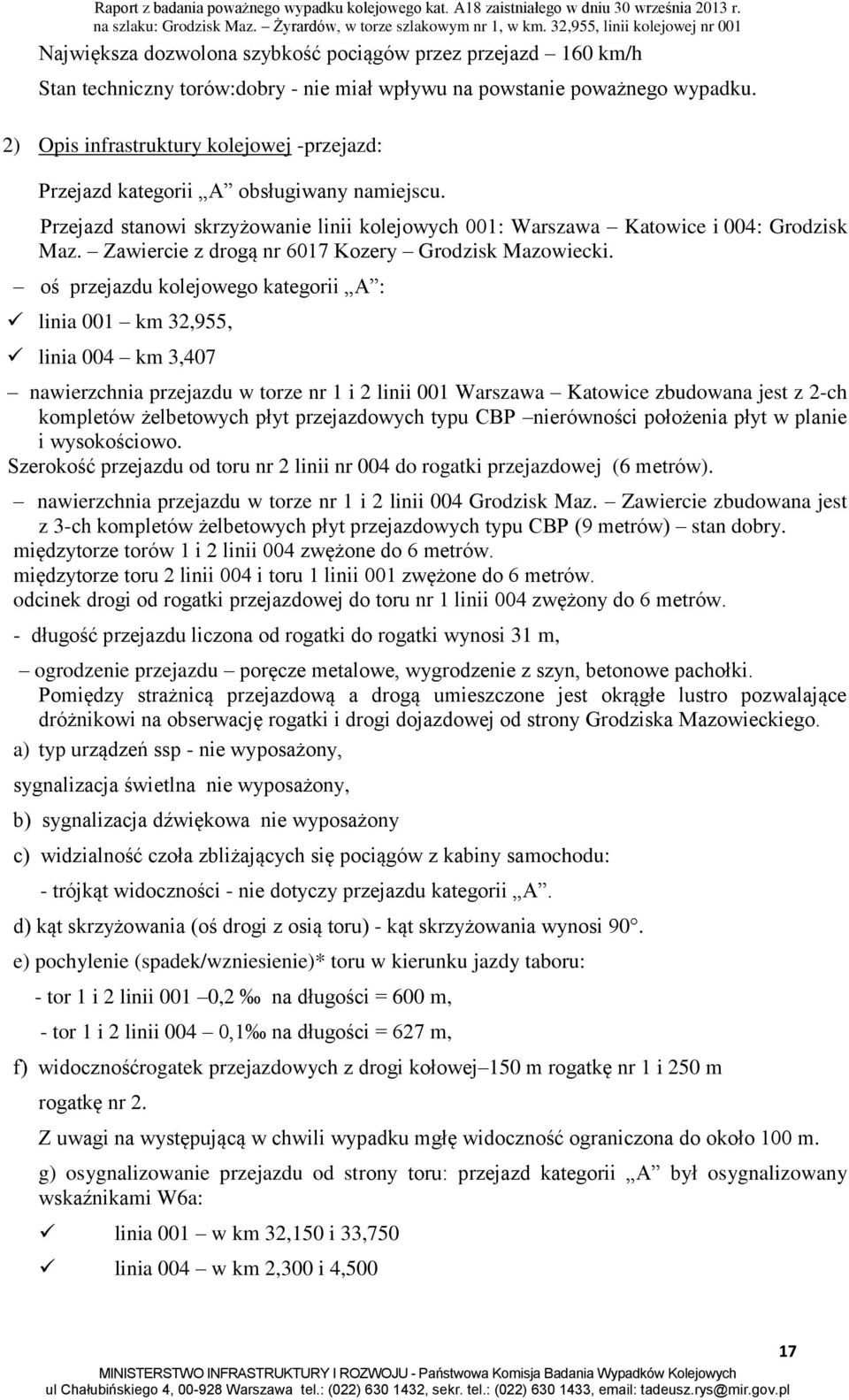 Zawiercie z drogą nr 6017 Kozery Grodzisk Mazowiecki.