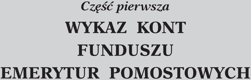 WYKAZ KONT