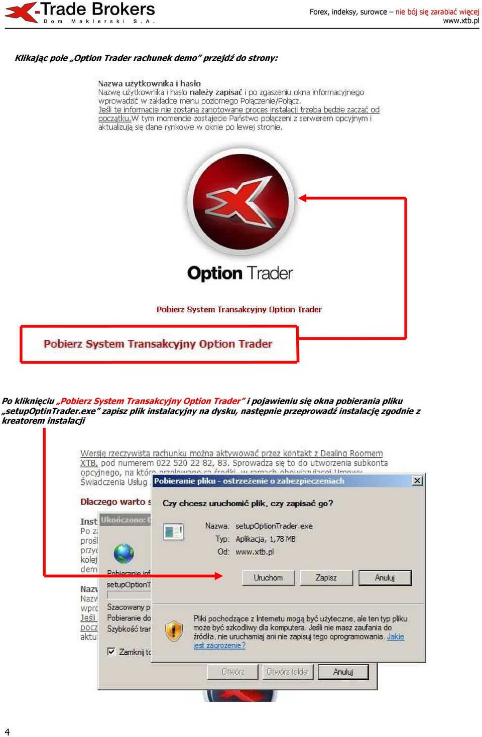 okna pobierania pliku setupoptintrader.