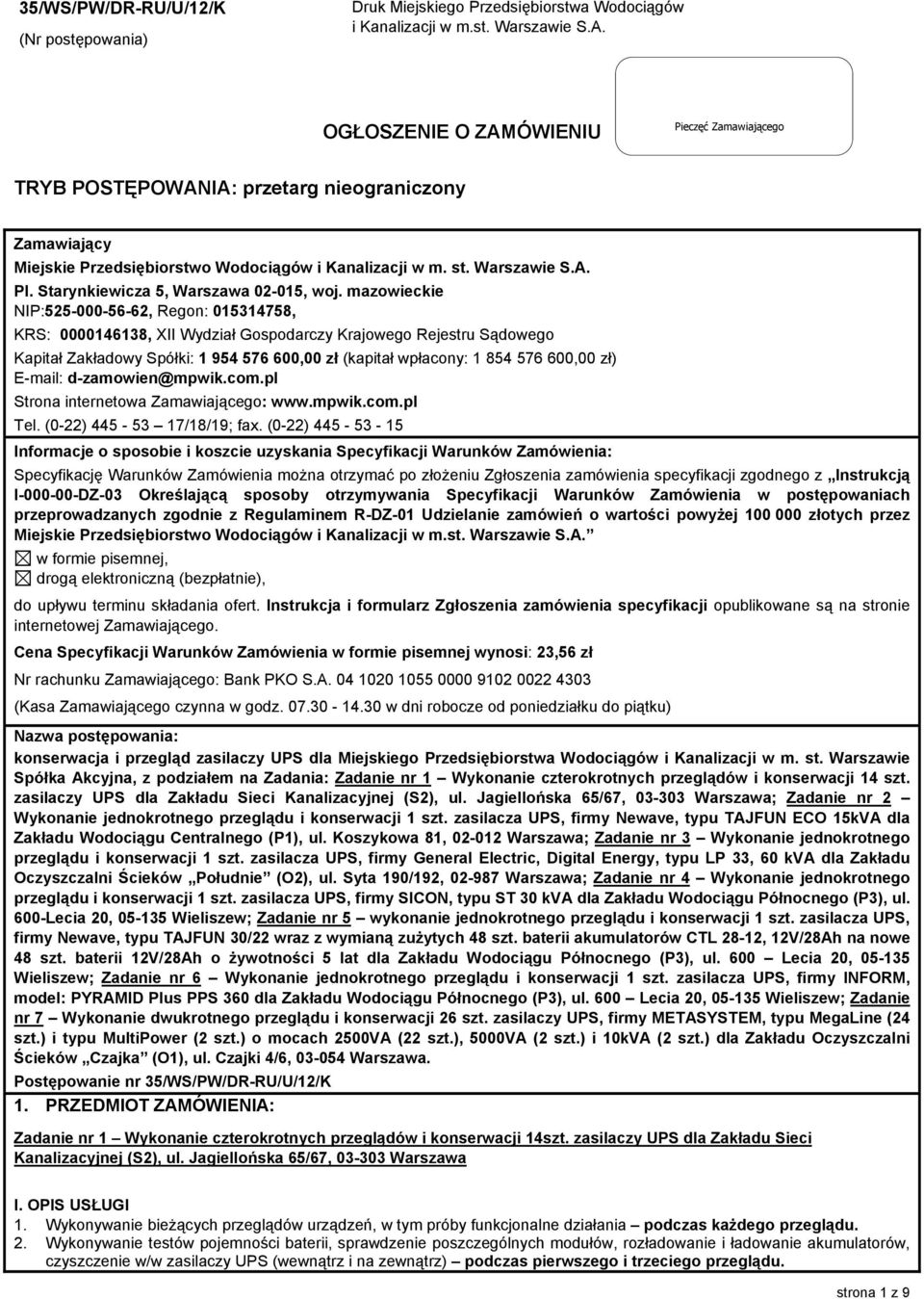Starynkiewicza 5, Warszawa 02-015, woj.