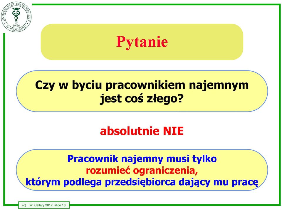 absolutnie NIE Pracownik najemny musi tylko