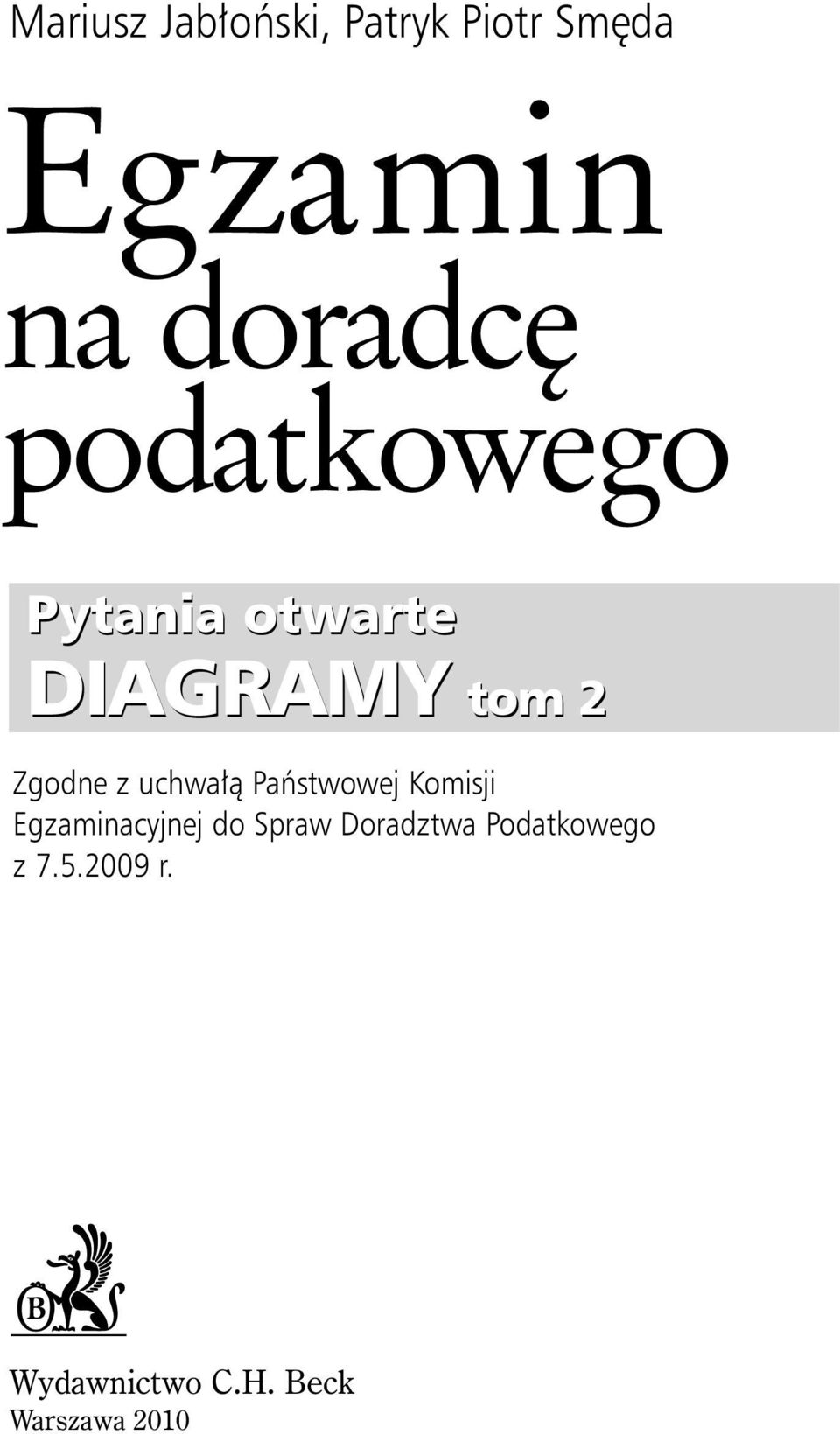 à Paƒstwowej Komisji Egzaminacyjnej do Spraw Doradztwa