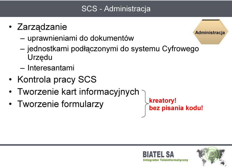 Interesantami Kontrola pracy SCS Tworzenie kart