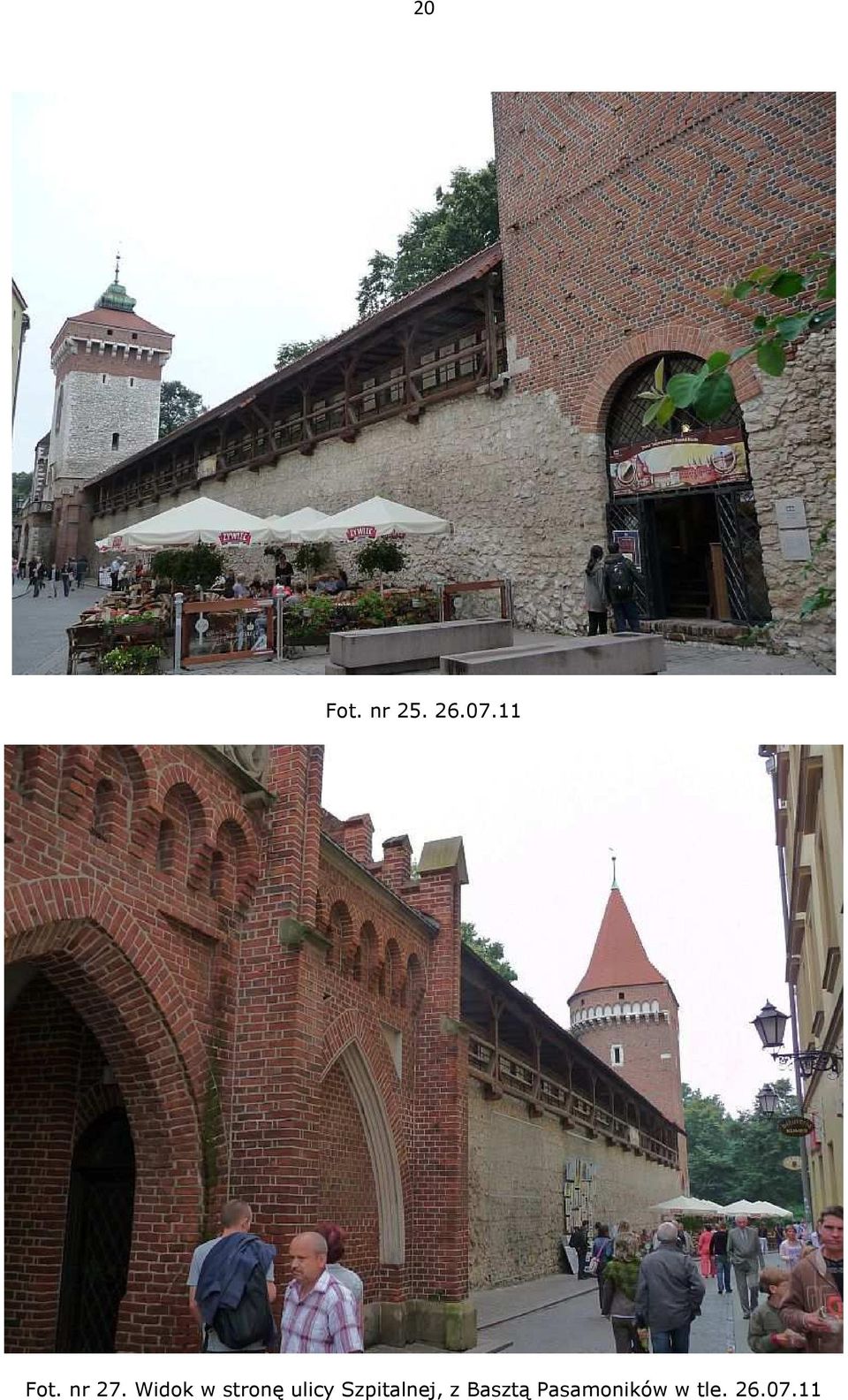 Widok w stronę ulicy