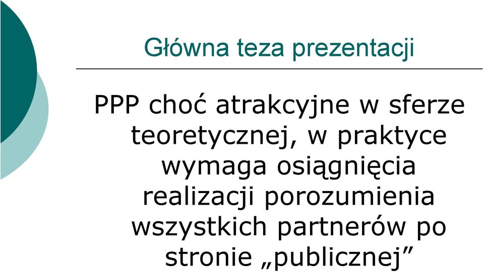 praktyce wymaga osiągnięcia realizacji