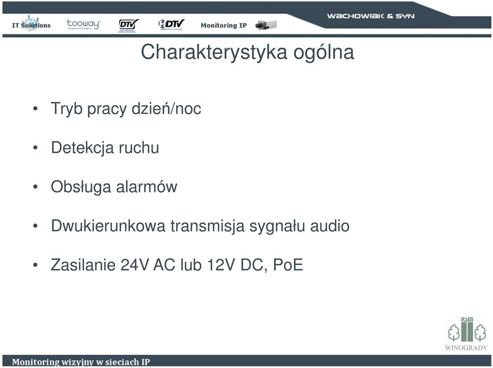 alarmów Dwukierunkowa transmisja