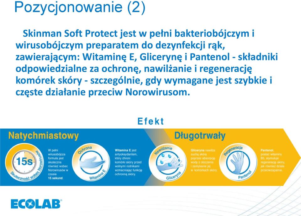 i Pantenol - składniki odpowiedzialne za ochronę, nawilżanie i regenerację