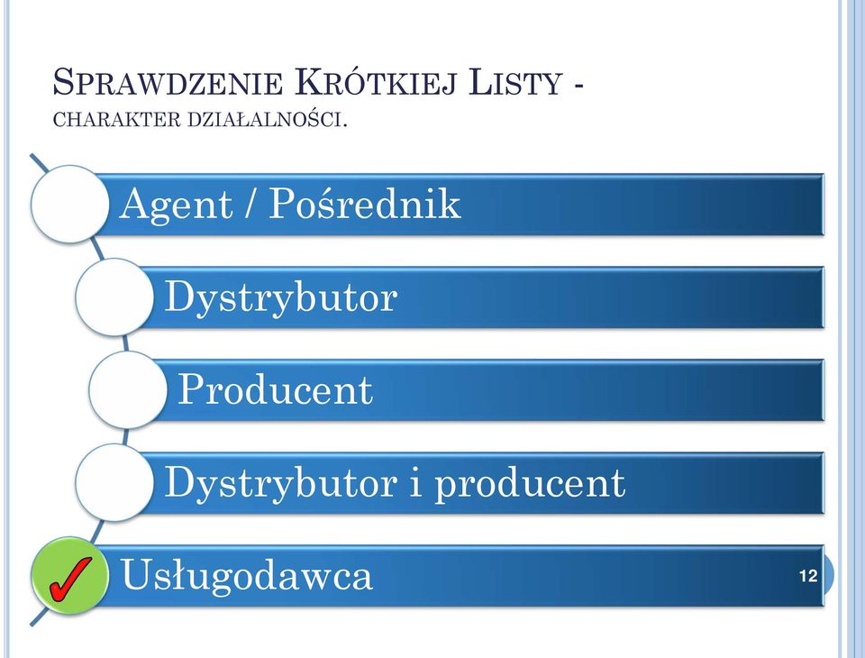 Agent / Pośrednik Dystrybutor
