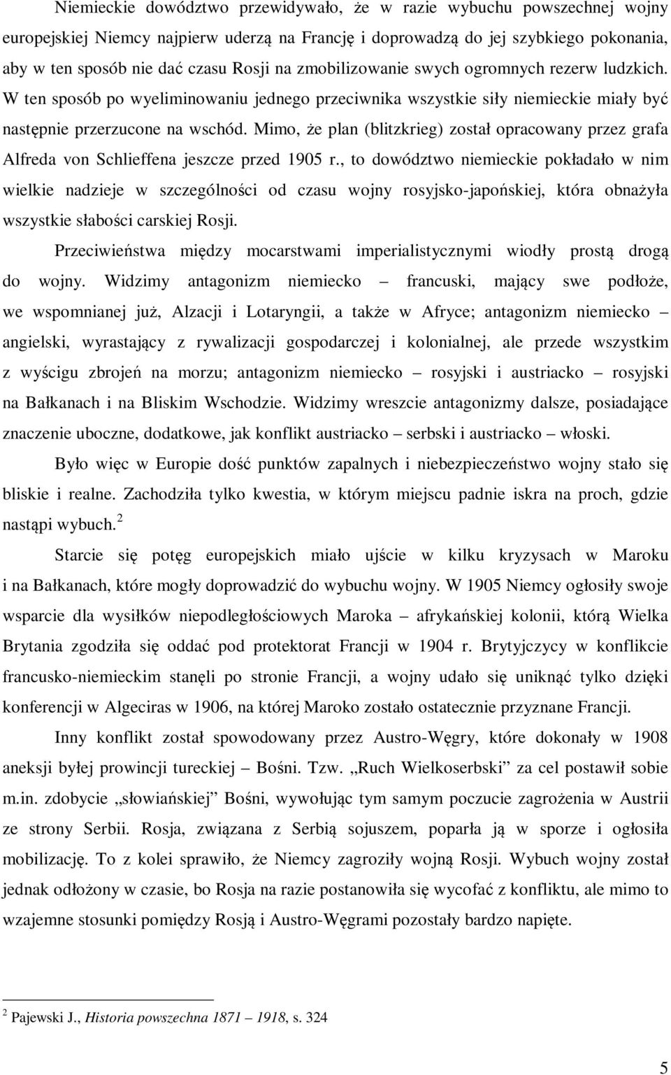 Mimo, że plan (blitzkrieg) został opracowany przez grafa Alfreda von Schlieffena jeszcze przed 1905 r.