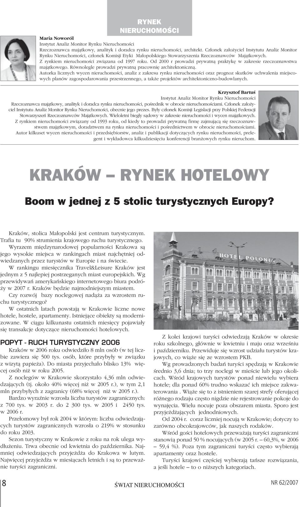 Od 2000 r prowadzi prywatną praktykę w zakresie rzeczoznawstwa majątkowego. Równolegle prowadzi prywatną pracownię architektoniczną.