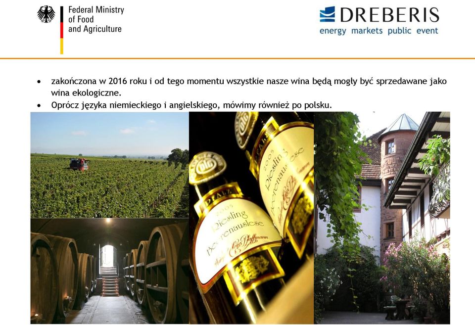 sprzedawane jako wina ekologiczne.