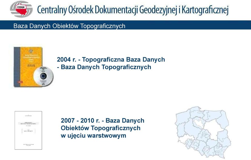 Topograficznych 2007-2010 r.