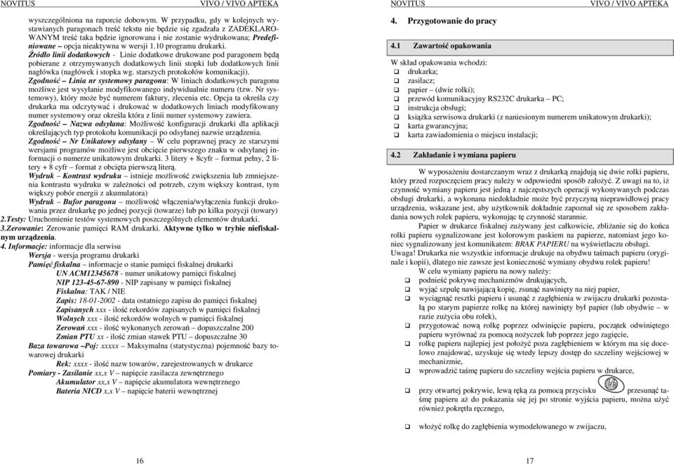 wersji 1.10 programu drukarki.