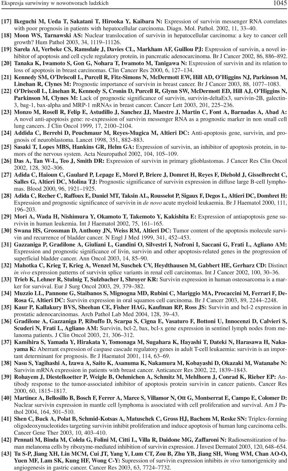 Hum Pathol 2003, 34, 1119 11126.