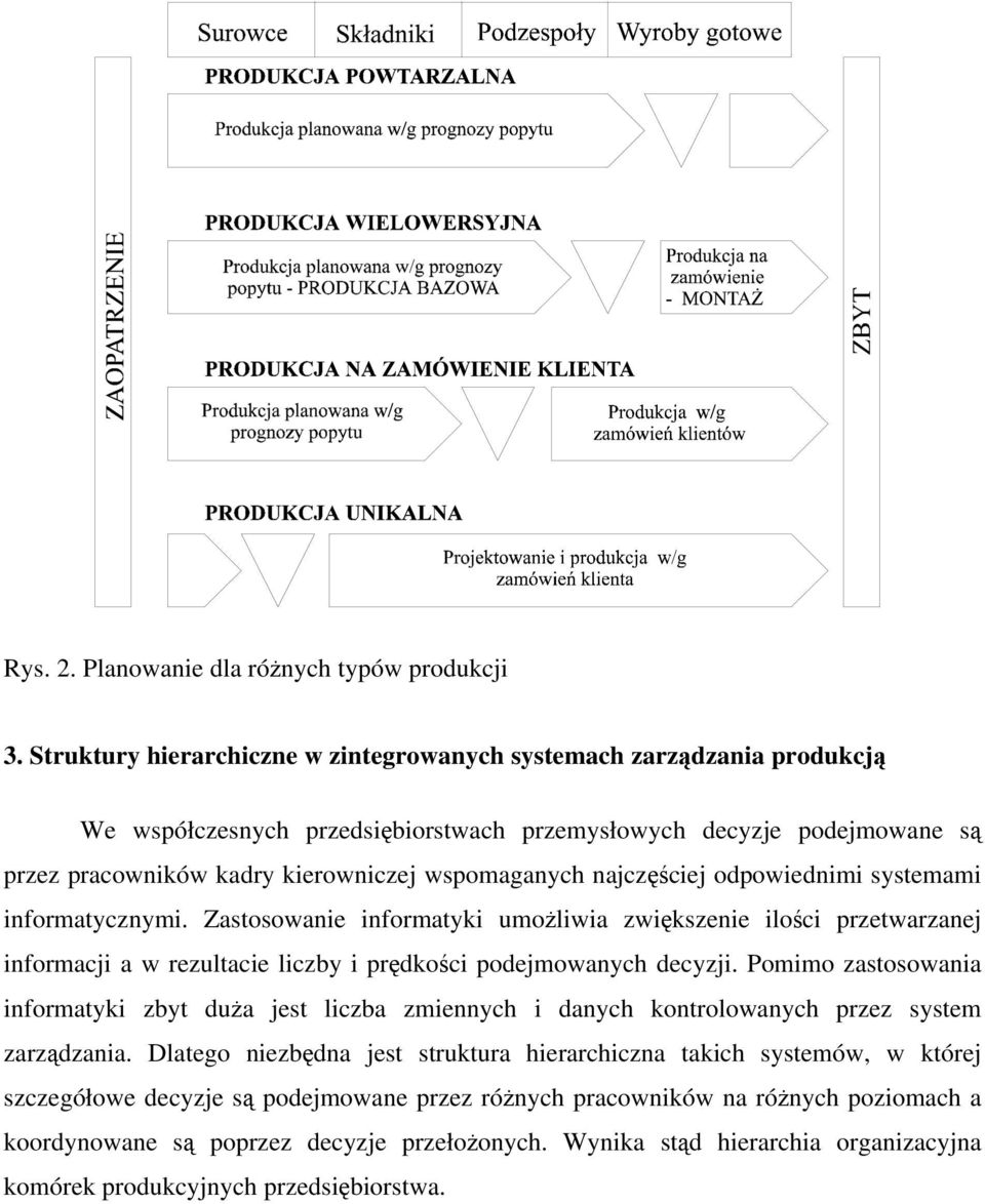 najczęściej odpowiednimi systemami informatycznymi. Zastosowanie informatyki umożliwia zwiększenie ilości przetwarzanej informacji a w rezultacie liczby i prędkości podejmowanych decyzji.