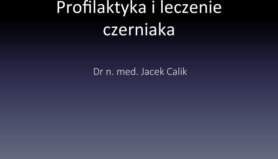 czerniaka Dr