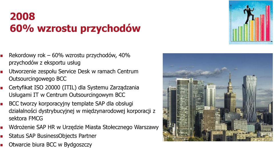 BCC tworzy korporacyjny template SAP dla obsługi działalności dystrybucyjnej w międzynarodowej korporacji z sektora FMCG Wdrożenie