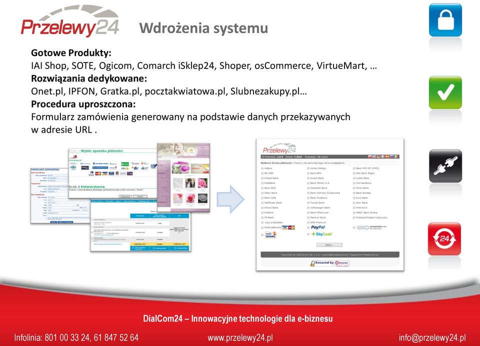 pl, IPFON, Gratka.pl, pocztakwiatowa.pl, Slubnezakupy.