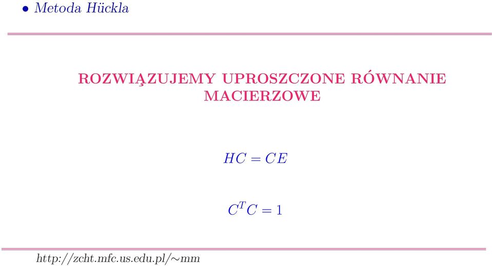RÓWNANIE